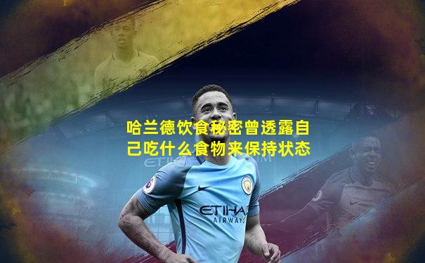 哈兰德饮食秘密曾透露自己吃什么食物来保持状态